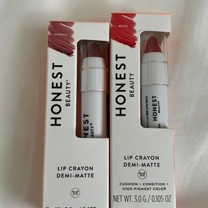 Bundle of honest beauty lip crayon Demi matte